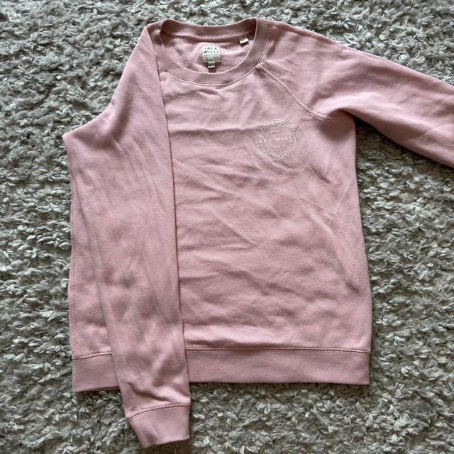 Jack Wills Women's Sweatshirt - Pink - S on Productcaster.