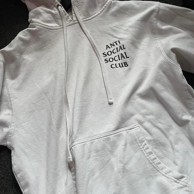 Anti Social Social Club Men's Hoodie - White - M on Productcaster.