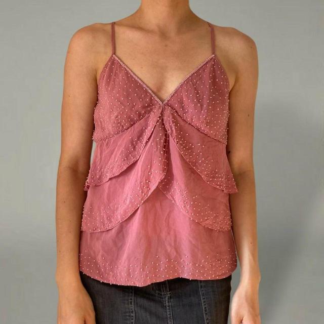 Vintage Women's Vest - Pink - 12 on Productcaster.