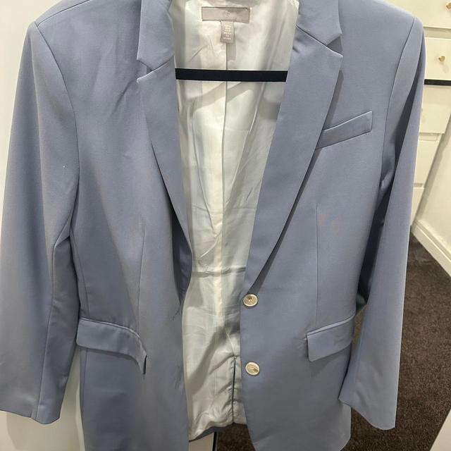 H&M Women's Tailored jacket - Blue - UK 6 on Productcaster.