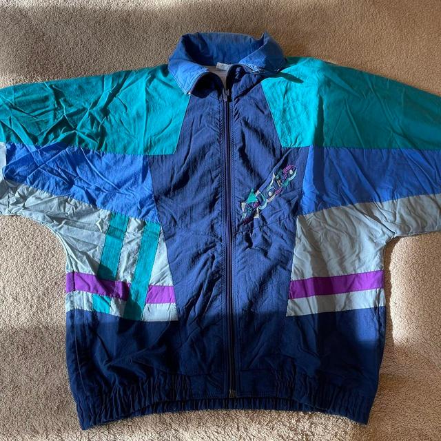 Lotto Women's Windbreaker Jacket - Multi/Blue - UK 8 on Productcaster.