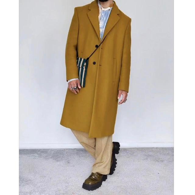 Zara Men's Overcoat - Green - L on Productcaster.