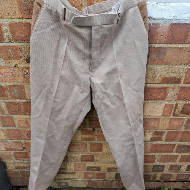 Vintage Men's Slim Trousers - Tan - 30" on Productcaster.