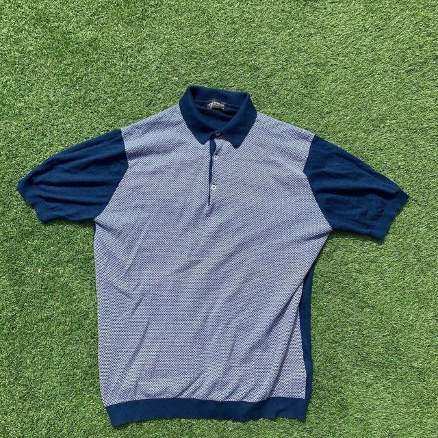 John Smedley Men's Polo shirt - Blue - XL on Productcaster.