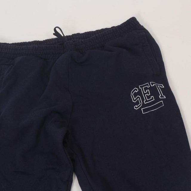 Set Men's Sweatshirt - Navy/Blue - L on Productcaster.