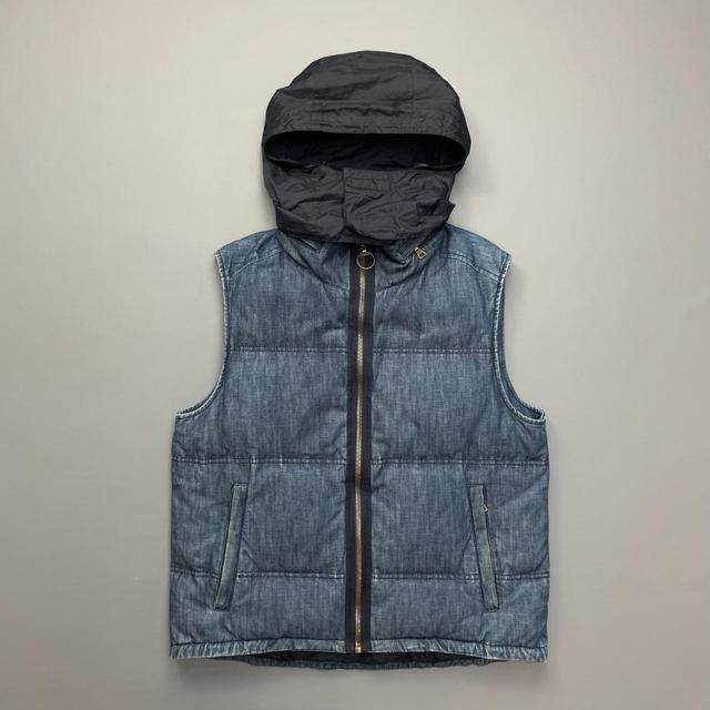 Prada Men's Gilet - Blue/Navy - L on Productcaster.