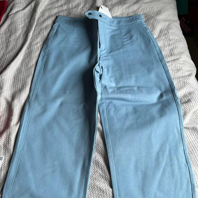 Mango Women's Trousers - Blue - UK 14 on Productcaster.