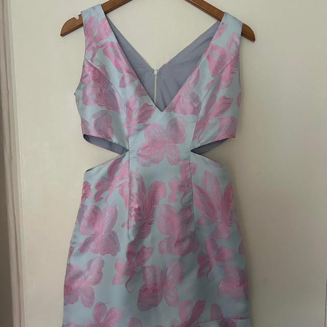 Women's Party Dress - Blue/Pink - 8 on Productcaster.