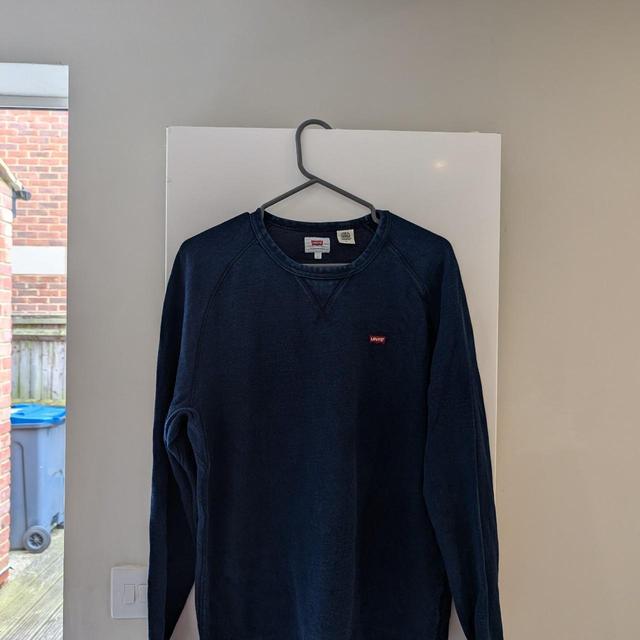 Levi's Men's Sweatshirt - Blue/Navy - M on Productcaster.