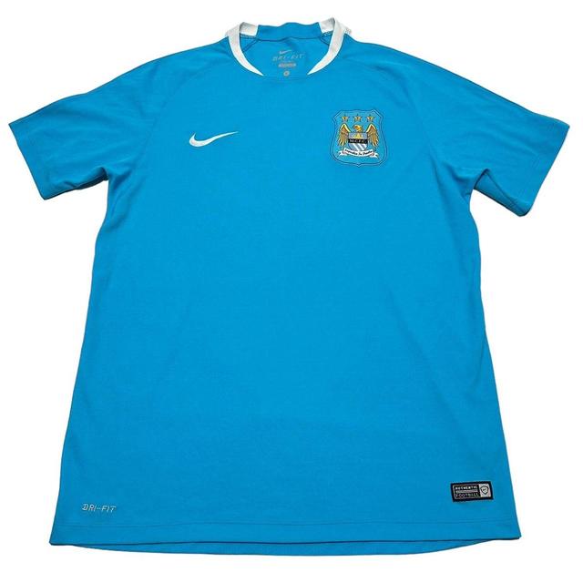 Nike Men's T-shirt - Blue - L on Productcaster.