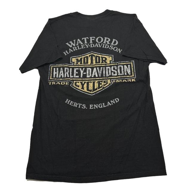 Harley Davidson Men's T-shirt - Black - M on Productcaster.