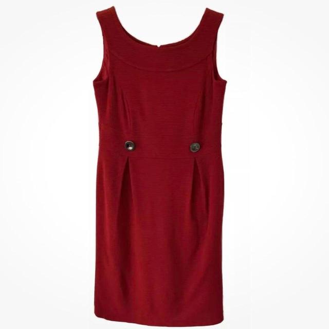 Marks & Spencer Women's A-line Dress - Burgundy/Red - 14 on Productcaster.