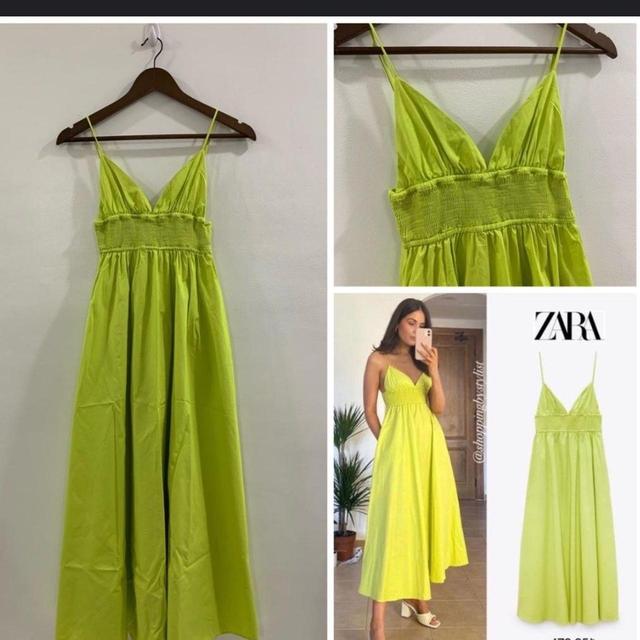 Zara Women's Dress - Green - 6 on Productcaster.