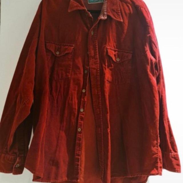 Unique Vintage Women's Shirt - Red/Burgundy - L on Productcaster.