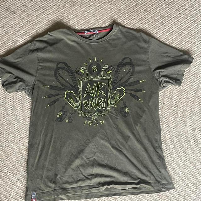 Airwalk Men's T-shirt - Khaki - M on Productcaster.