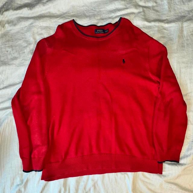 Polo Ralph Lauren Men's Sweatshirt - Red - XXL on Productcaster.