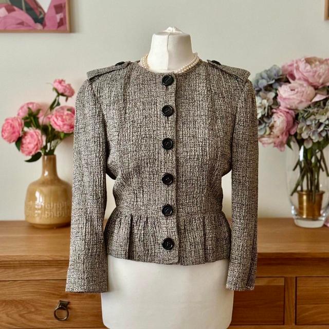 Burberry Women's Blazer Jacket - Grey - UK 6 on Productcaster.