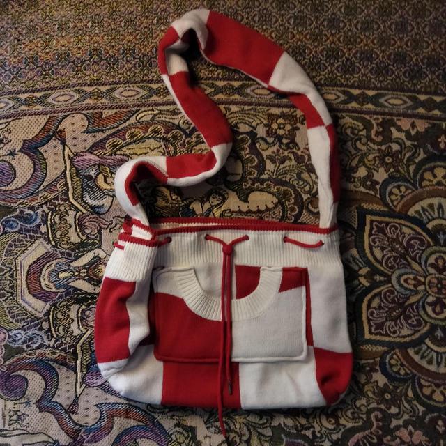 Reworked Women's Shoulder bags - White/Red on Productcaster.