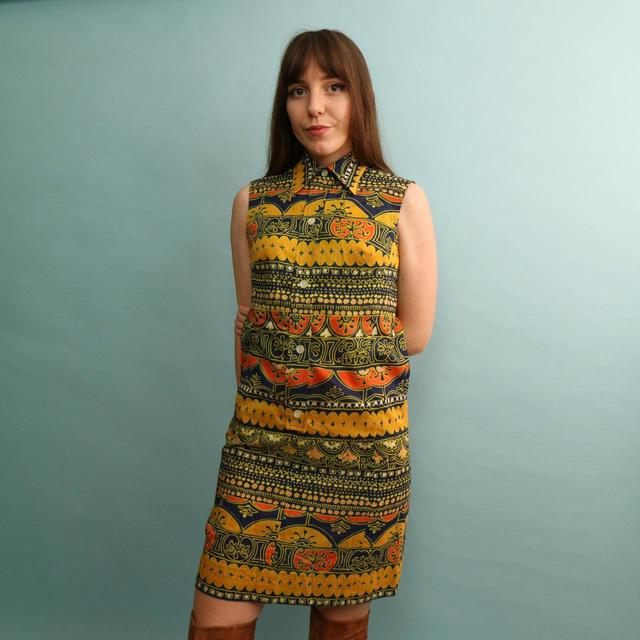 Vintage Women's Dress - Multi - S on Productcaster.