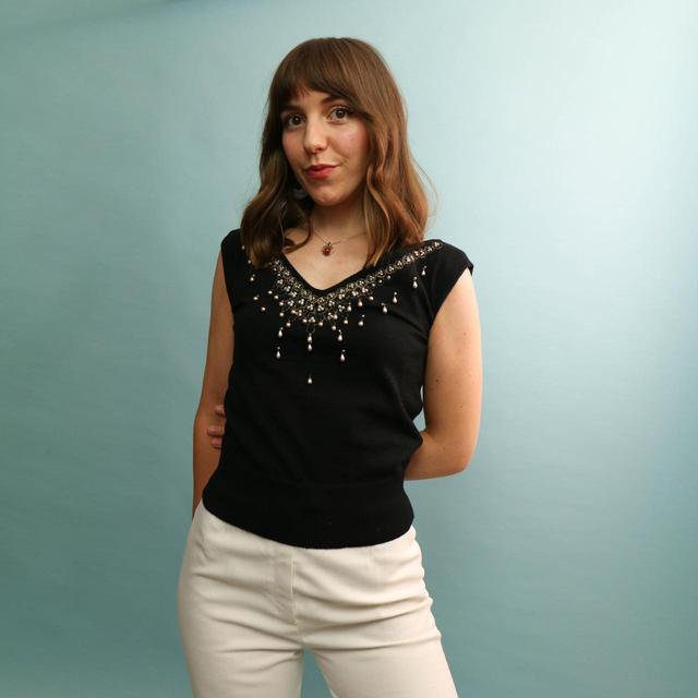 Vintage Women's Top - Black - S on Productcaster.