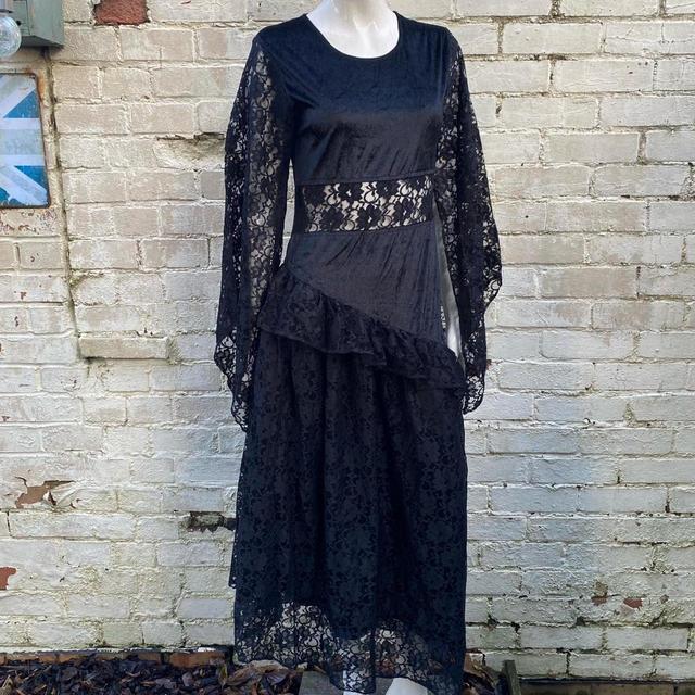 Vintage Women's Dress - Black - S on Productcaster.