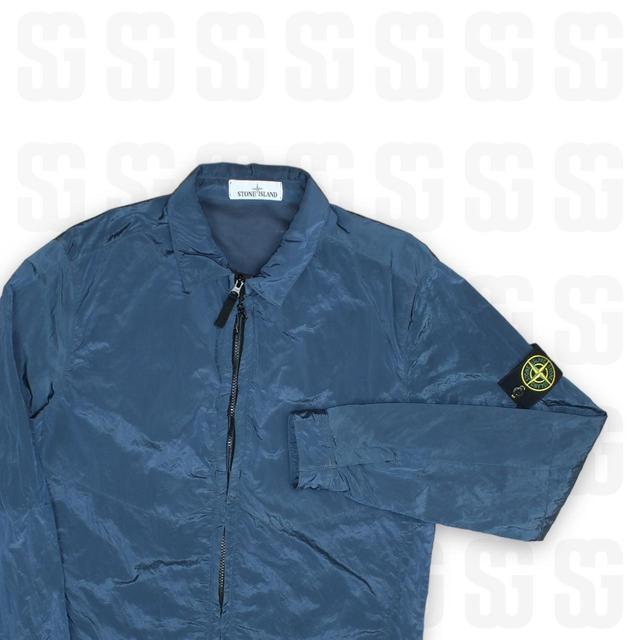 Stone Island Men's Shirt - Navy - M on Productcaster.