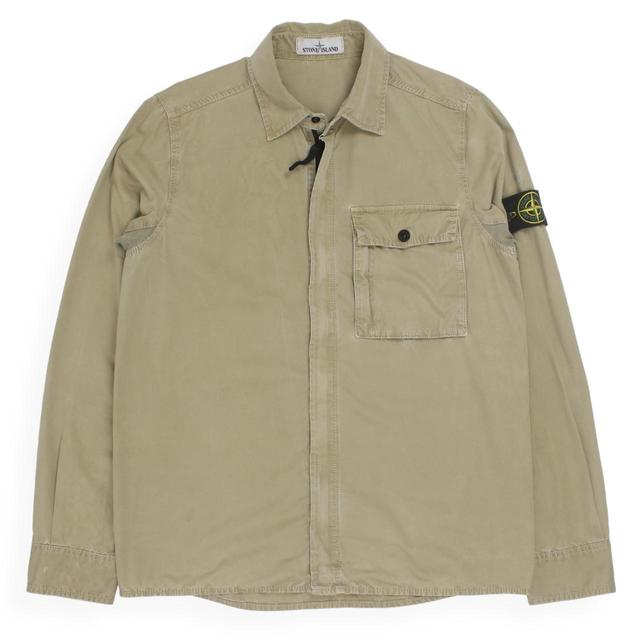 Stone Island Men's Shirt - Khaki - S on Productcaster.