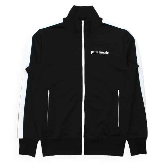 Palm Angels Men's Lightweight Jacket - Black/White - S on Productcaster.