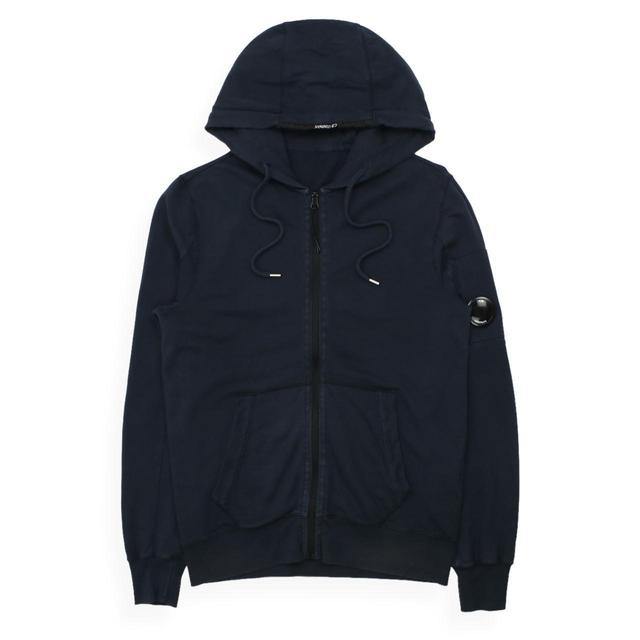 CP Company Men's Hoodie - Navy/Black - S on Productcaster.