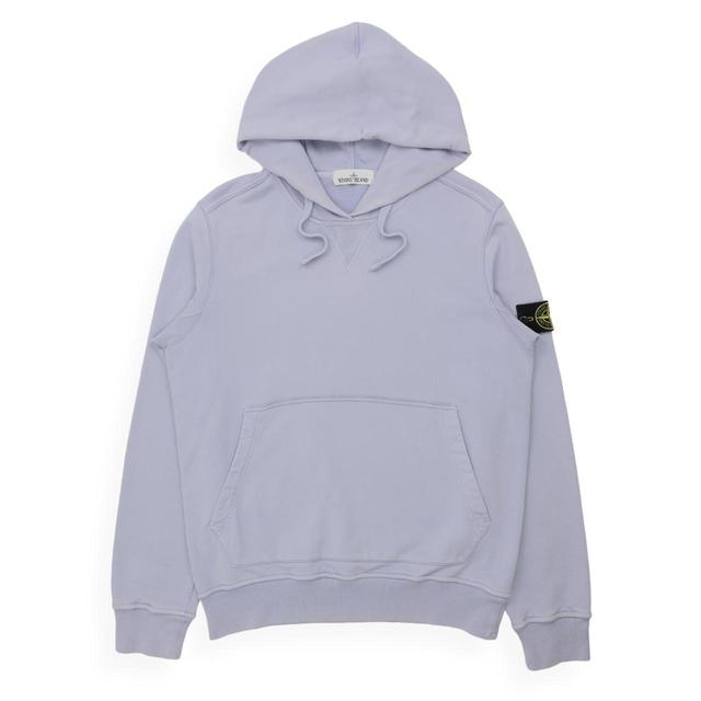 Stone Island Men's Hoodie - Purple/Black - M on Productcaster.