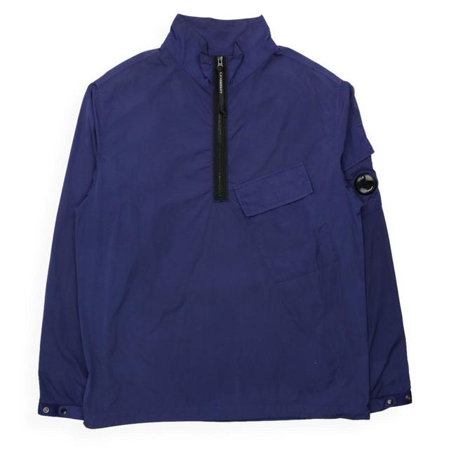 CP Company Men's Lightweight Jacket - Blue/Black - L on Productcaster.