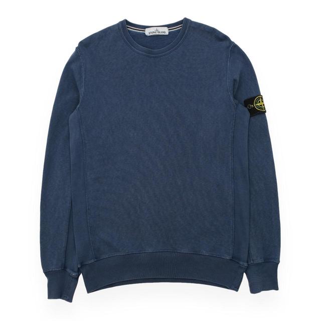 Stone Island Men's Sweatshirt - Black/White - S on Productcaster.