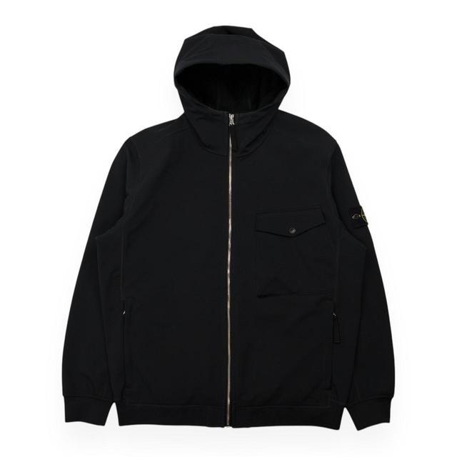 Stone Island Men's Lightweight Jacket - Black/White - XXL on Productcaster.