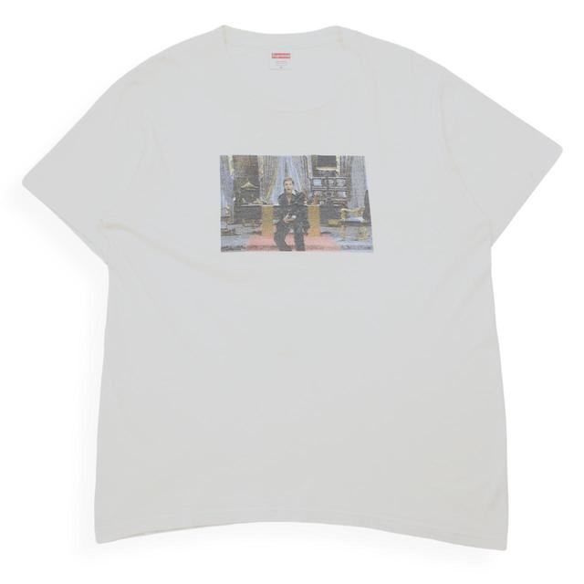 Supreme Men's T-shirt - White/Black - M on Productcaster.