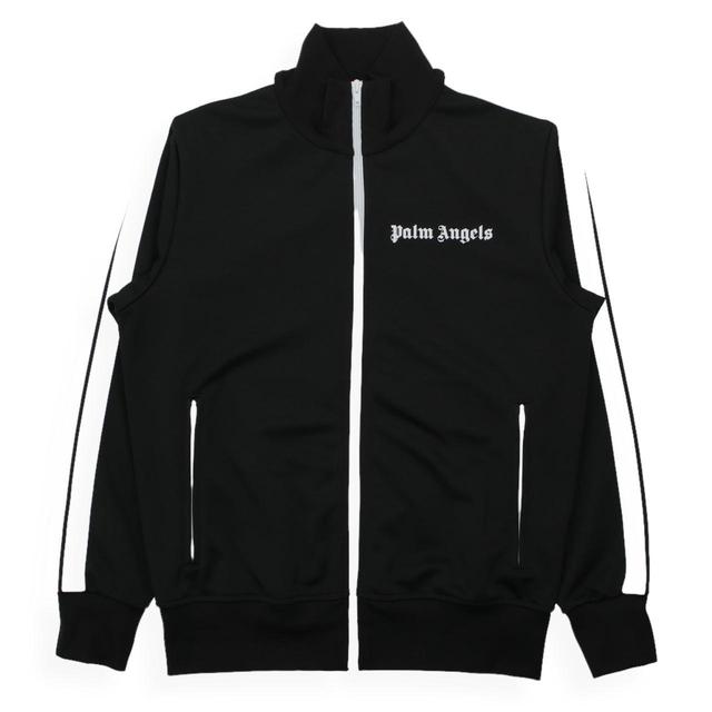 Palm Angels Men's Lightweight Jacket - Black/White - M on Productcaster.