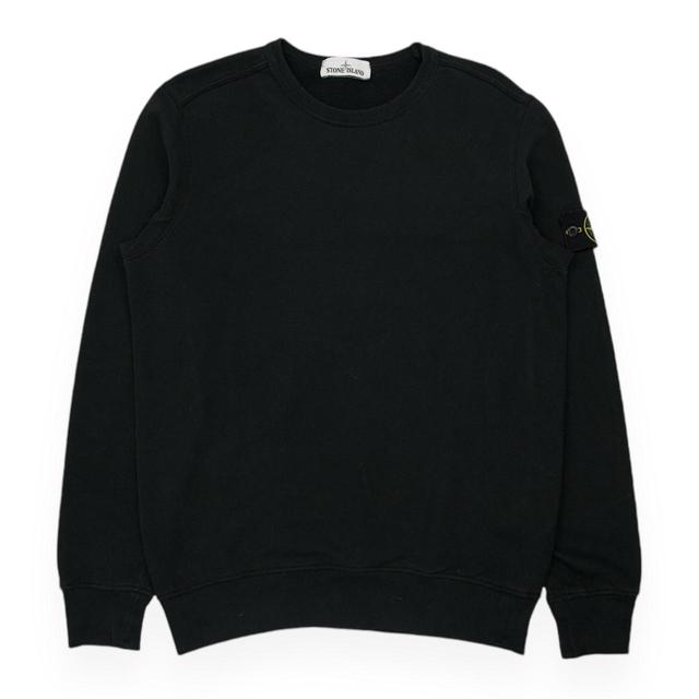 Stone Island Men's Sweatshirt - Black/White - M on Productcaster.