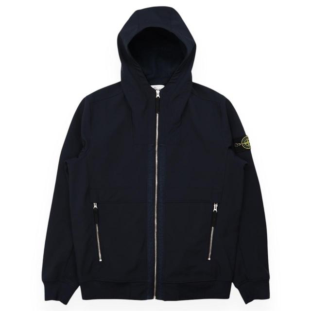 Stone Island Men's Lightweight Jacket - Navy/Black - L on Productcaster.