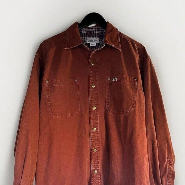 Carhartt Men's Coat - Red - L on Productcaster.