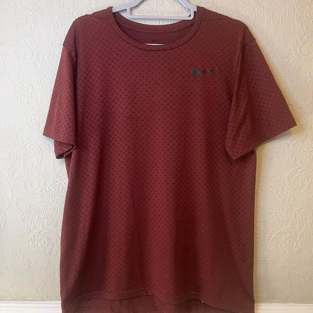 Nike Men's T-shirt - Brown - L on Productcaster.