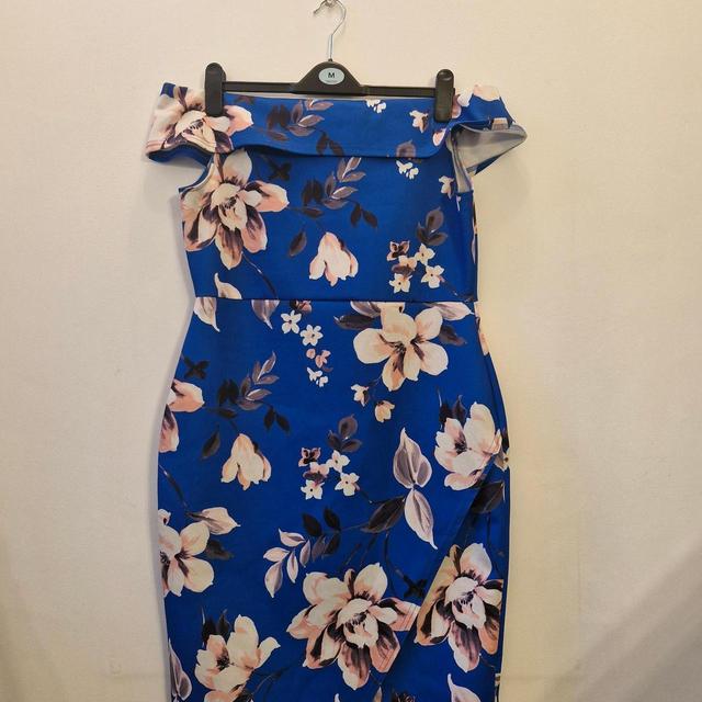 Quiz Women's Midi Dress - Blue/Multi - 18 on Productcaster.