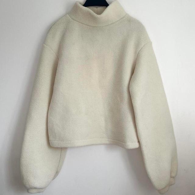 H&M Women's Jumper - Cream/White - XS on Productcaster.