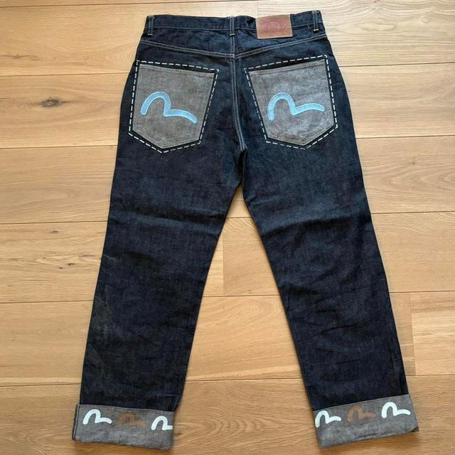 Evisu Men's Jeans - Blue - 34" on Productcaster.