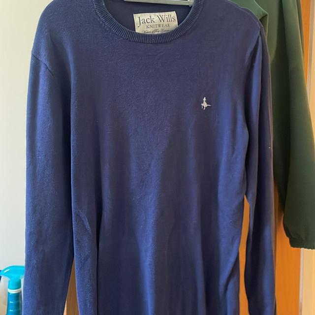 Jack Wills Men's Jumper - Navy - S on Productcaster.