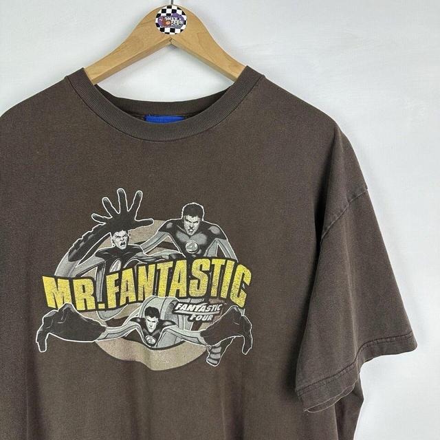 Vintage Men's T-shirt - Brown - XXL on Productcaster.