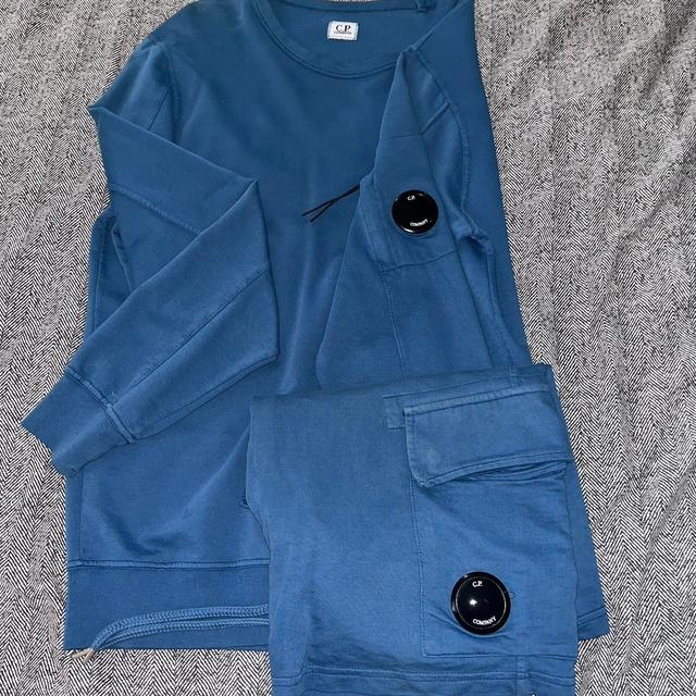 CP Company Men's Sweatshirt - Blue - M on Productcaster.