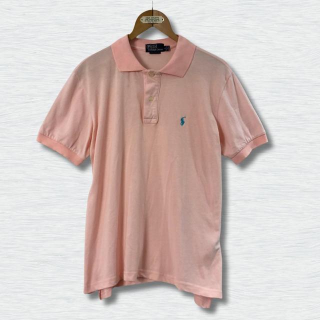 Polo Ralph Lauren Men's Polo shirt - Pink - L on Productcaster.