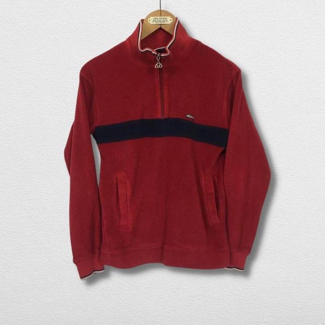 Ellesse Women's Sweatshirt - Red/Navy - 10 on Productcaster.