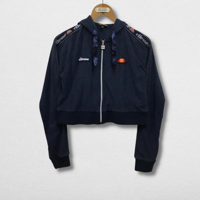 Ellesse Women's Bomber Jacket - Navy - UK 10 on Productcaster.