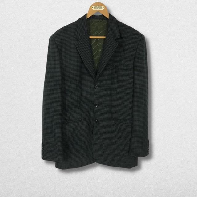 Hugo Boss Men's Tailored jacket - Grey/Black - L on Productcaster.