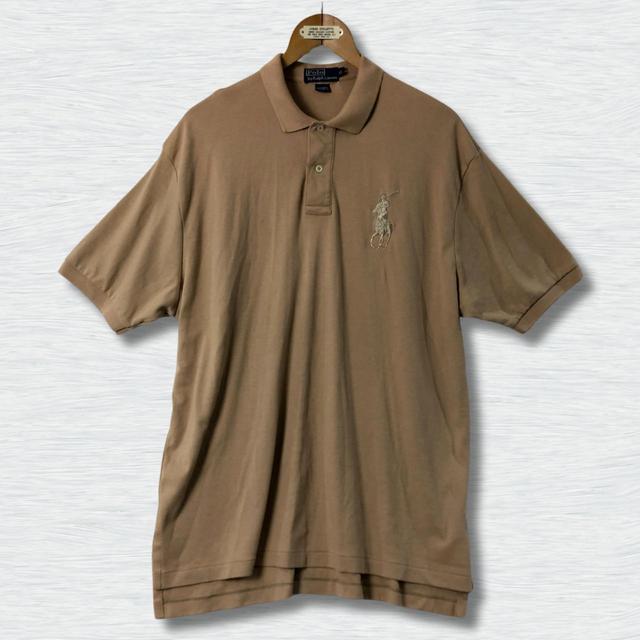 Polo Ralph Lauren Men's Polo shirt - Tan - XL on Productcaster.